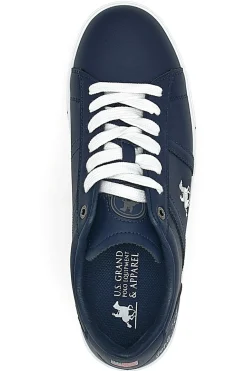 Sneakers Navy con Lacci Bianchi U.S.G.POLO SUMMY LTX