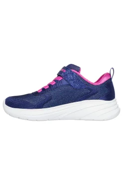 Sneakers navy glitterate con chiusura a strappo Wave 92 Skechers