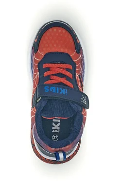 Sneakers Navy/Rosso con strappo Pitt kids 11570