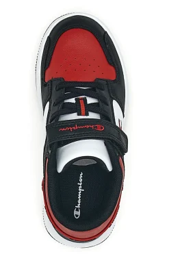 Sneakers Nere Bianche e Rosse Champion RD18 2 Low B Ps