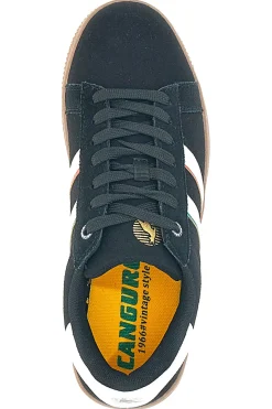 Sneakers nere con bande bianche CANGURO 591