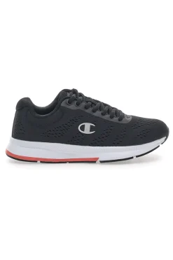 Sneakers Nere con Dettagli Corallo e Tomaia in Mesh CHAMPION JAUNT