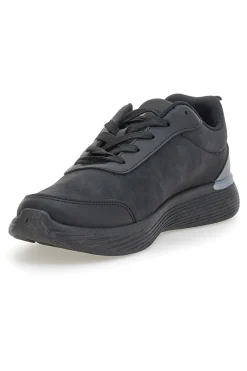 Sneakers nere con inserti grigi e suola flessibile Canguro CA1241