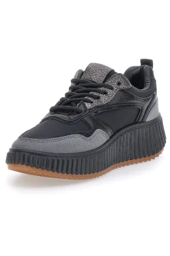 Sneakers Nere con Lacci FIRST LADY 012