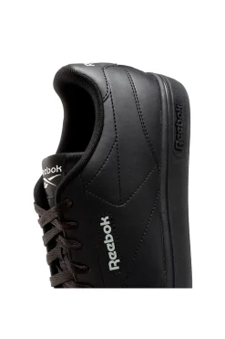 Sneakers Nere con Loghi Bianchi Reebok Court Clean