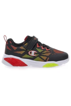 Sneakers nere con luci colorate e chiusura a strappo Champion Wave Tri B PS