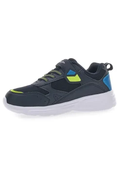 Sneakers Nere Con Luci e Strappo in Velcro Champion Wave B Ps