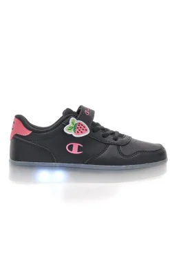 Sneakers nere con luci e dettagli rosa Champion GLW G PS