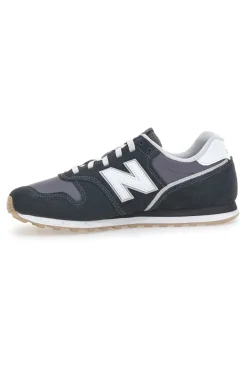 Sneakers Nere Con Pelle Scamosciata New Balance 373