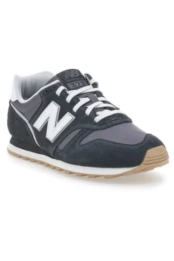 Sneakers Nere Con Pelle Scamosciata New Balance 373