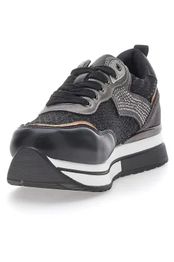 Sneakers Nere Con Platform Miss Pappalea 23011