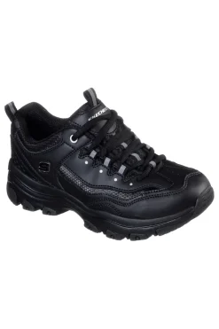 Sneakers Nere con Soletta Memory Foam Skechers Iconic