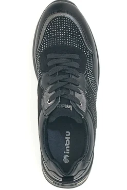 Sneakers Nere con Strass Inblu IN397014