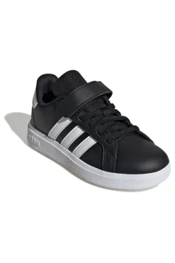 Sneakers Nere Con Strisce Bianche ADIDAS GRAND COURT 2 EL C