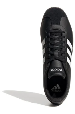 Sneakers nere con strisce bianche Adidas VL COURT BASE