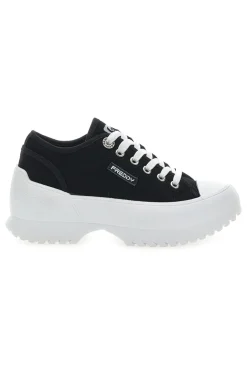 Sneakers Nere Con Suola Platform Bianca FREDDY FY7601