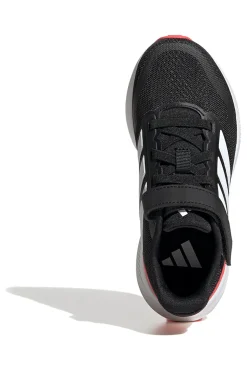 Sneakers nere con suola rossa e chiusura a strappo Adidas Runfalcon 5 EL C