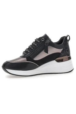 Sneakers nere con zip e dettagli glitter Laura Biagiotti L97619516