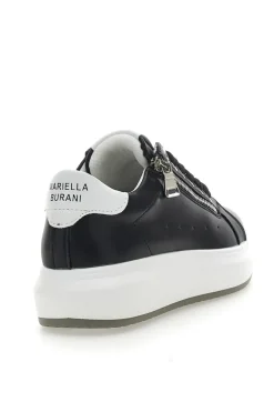 Sneakers Nere e Bianche con Cerniera Mariella Burani 51011