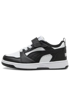 Sneakers nere e bianche con strappo Puma Rebound V6 Lo AC+ PS