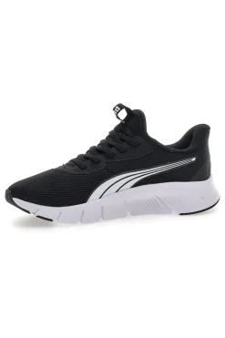 Sneakers nere e bianche slip on in mesh Puma Flexfocus Lite SLIPTECH Jr