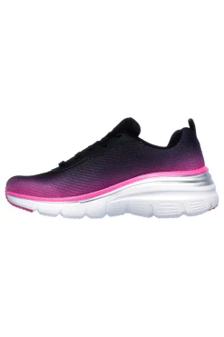 Sneakers Nere e Fuxia Skechers Fashion Fit - Build Up