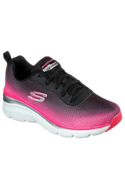 Sneakers Nere e Fuxia Skechers Fashion Fit - Build Up