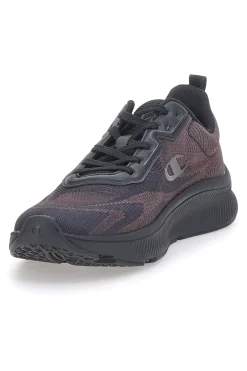 Sneakers Nere e Rosse con Tomaia in Mesh CHAMPION GALACTIC Low Cut Shoe