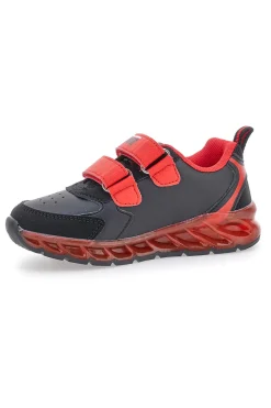 Sneakers nere e rosse con luci Cars D5010217S
