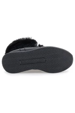 Sneakers nere imbottite con pelliccia sintetica Laura Biagiotti 9257