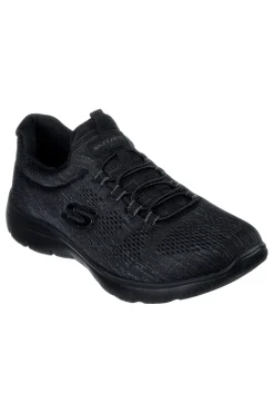 Sneakers nere in mesh con Memory Foam Skechers Summits Fun Flare