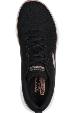 Sneakers nere in mesh con Air-Cooled Memory Foam vegan Skechers R SPORT WOMENS