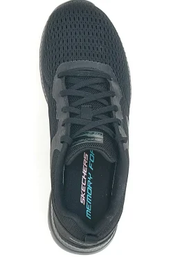 Sneakers nere in mesh con Memory Foam Skechers Bountiful Quick Path