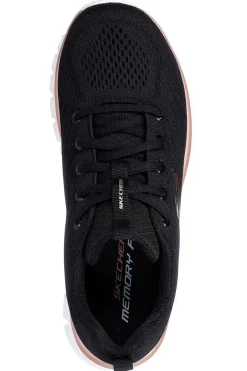 Sneakers nere in mesh con Memory Foam Skechers Graceful Get Connected R-Sport