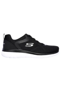Sneakers nere in mesh con Memory Foam Skechers Bountiful Quick Path
