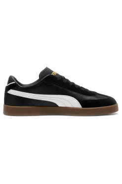 Sneakers nere in pelle e camoscio con logo bianco Puma Club II Era