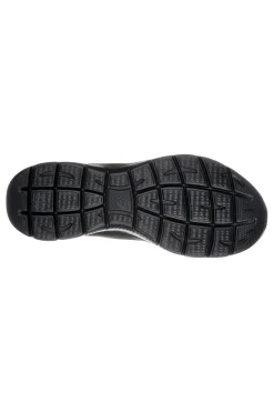 Sneakers nere in pelle e mesh con Memory Foam Skechers Summits Suited