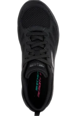 Sneakers nere in pelle e mesh con Memory Foam Skechers Summits Suited