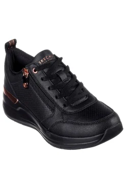 Sneakers nere lavabili con zip e Memory Foam Skechers Billion 2 Side Door