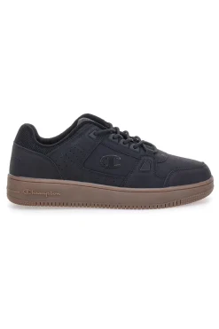Sneakers nere stile basket con suola marrone Champion RD18 Low Cord
