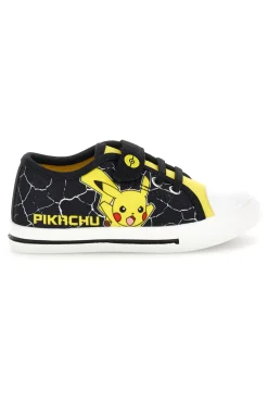 Sneakers nero giallo stampa Pokémon strappi Pokemon PO003973