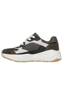 Sneakers Oliva e Beige Skechers Nova Jogger