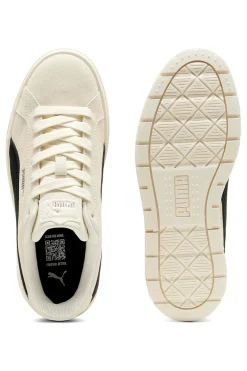 Sneakers panna platform con suola chunky Puma Karmen II