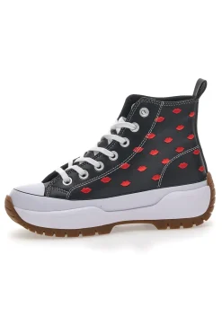 Sneakers Platform British Knights Kaya Mid Fly Nero