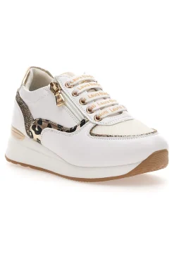 Sneakers Platform Laura Biagiotti 8481 Panna