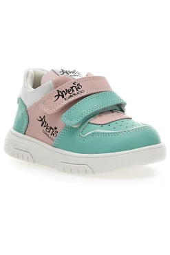 Sneakers Primi Passi Averis 4201 Verdi e Rosa