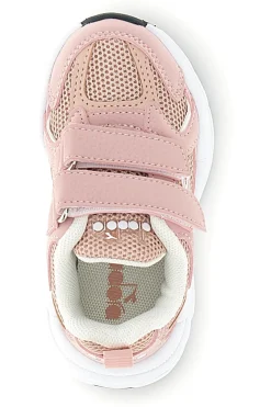 Sneakers rosa con chiusura a strappo Diadora Alley Td
