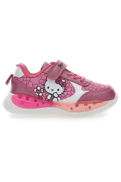 Sneakers rosa con luci e velcro Hello kitty H13056MC