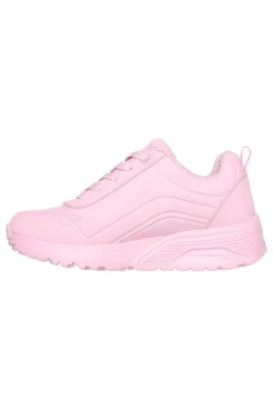 Sneakers rosa con zip laterale e platform Skechers Uno Lite Easy Zip