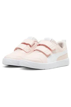 Sneakers Rosa e Bianche Con Strappi Puma Courtflex V3 V PS